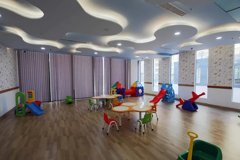 Indiabulls Enigma indoor kids' play room in the clubhouse, photo