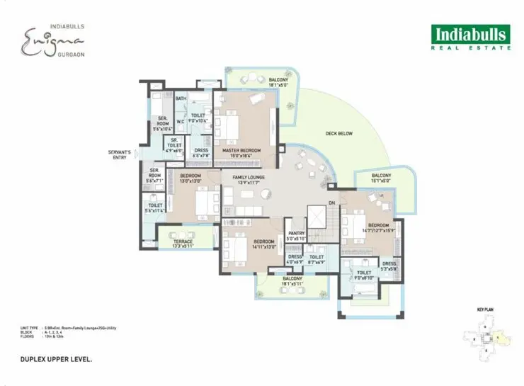 Indiabulls Enigma penthouse plan 2