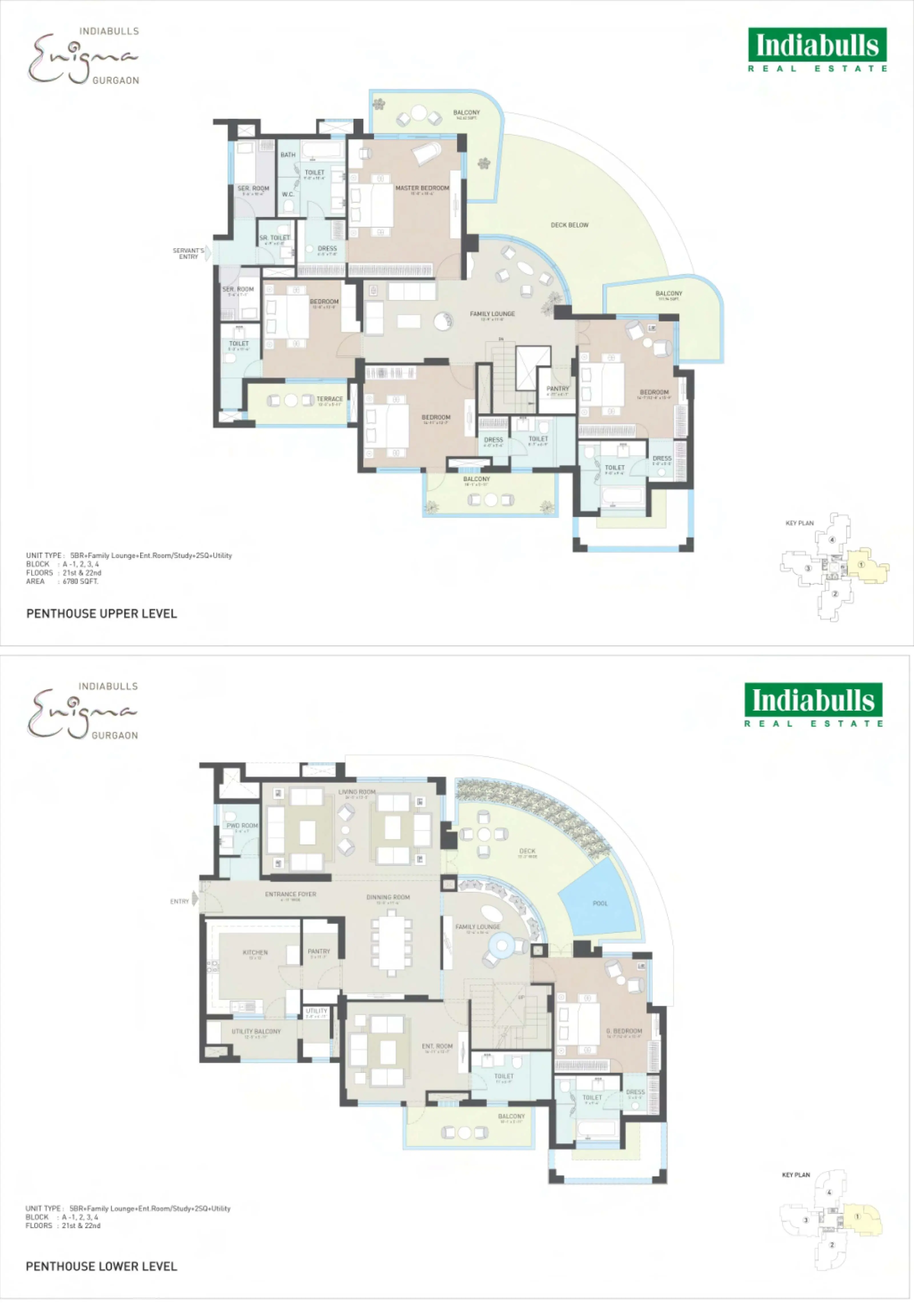 Indiabulls Enigma penthouse plan 1