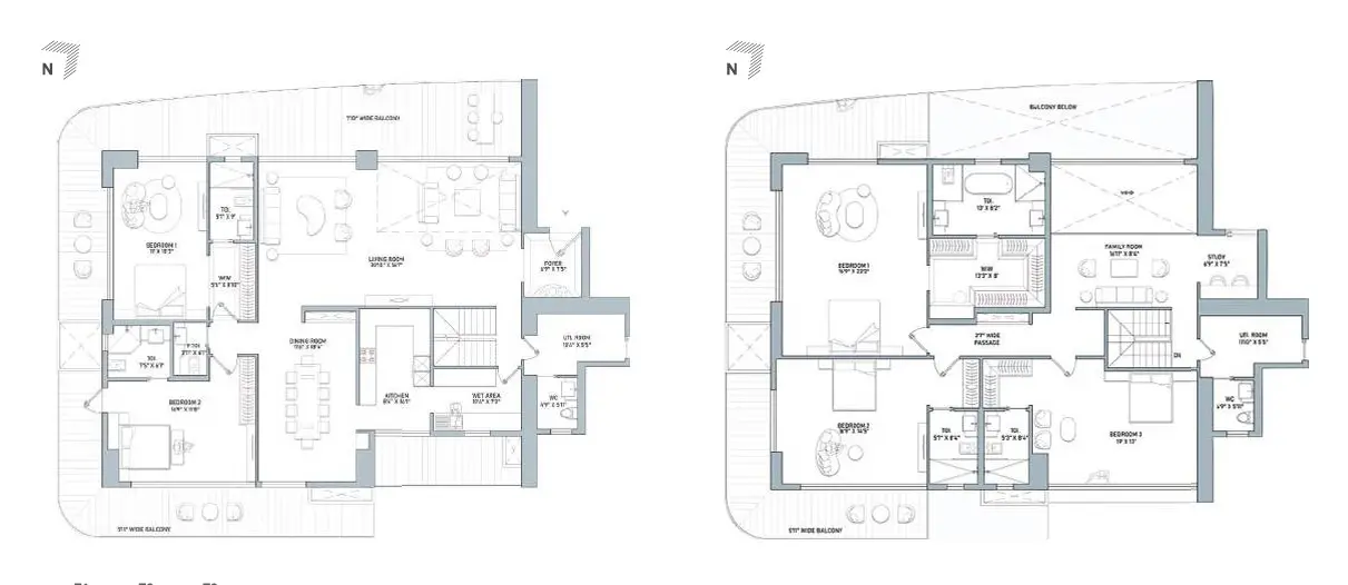 Indiabulls Estate and Club penthouse plan 1