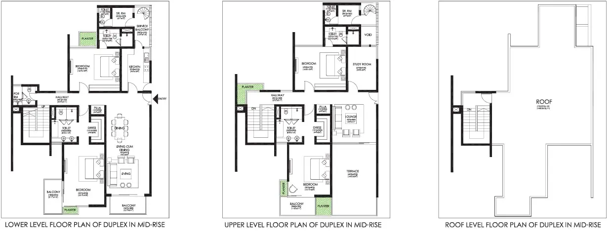 Ireo Victory Valley penthouse plan 1