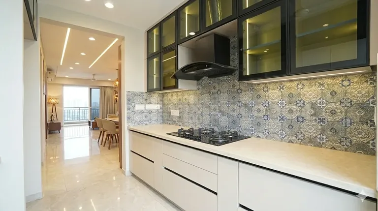 Laburnum Victory Floors modular kitchen of a finished floor