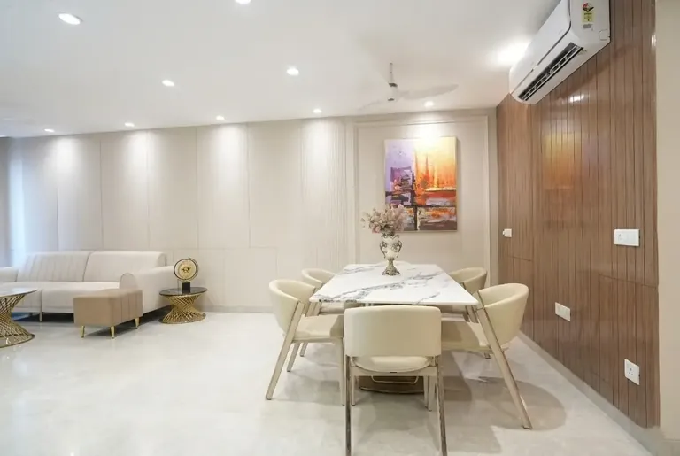 Laburnum Victory Floors living and dining room of a finished floor