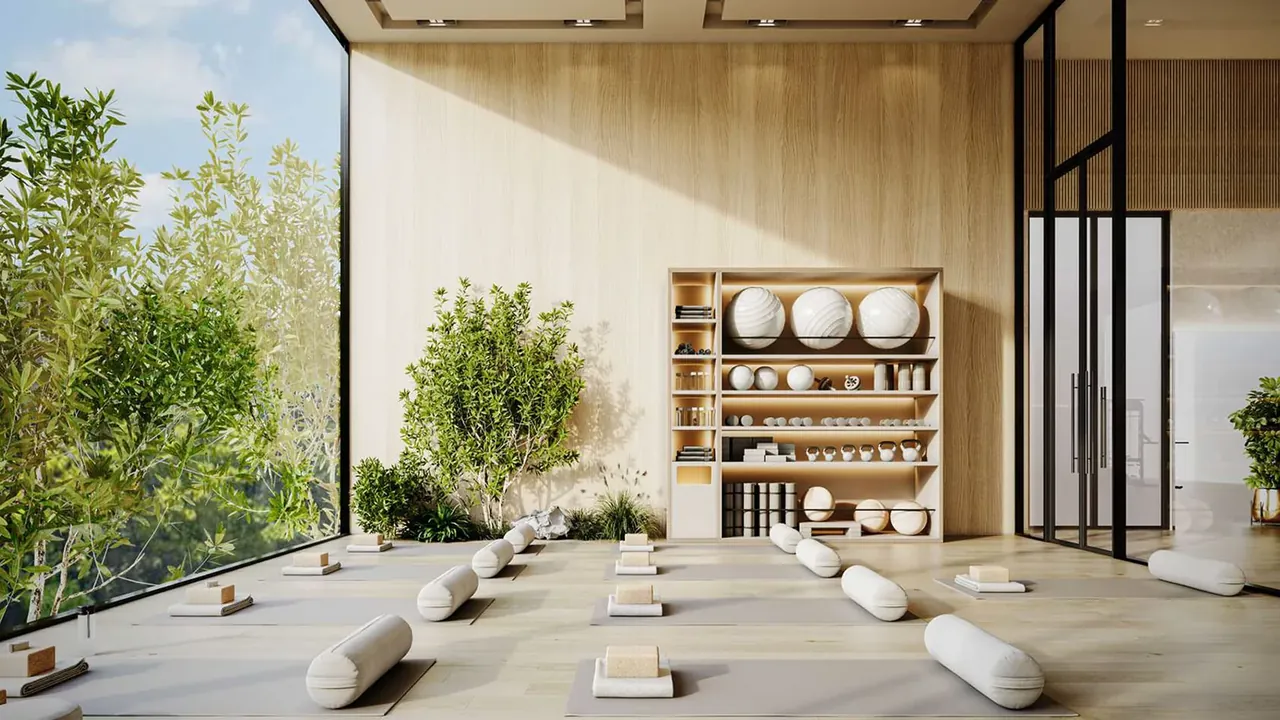 Landmark Skyvue yoga and meditation zone, artist's impression