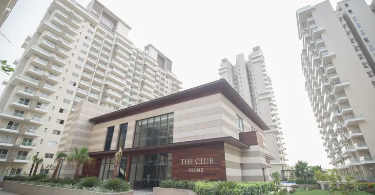 Paras Irene actual photo of The Club building with towers behind