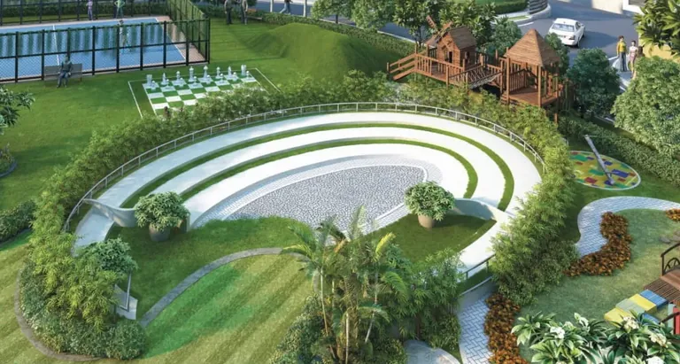 Pareena Mi Casa amphitheatre and landscaped play areas, artist's impression