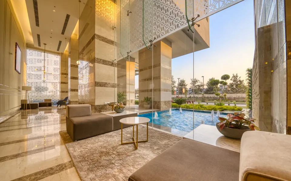 Pioneer Araya lobby opening onto the pool