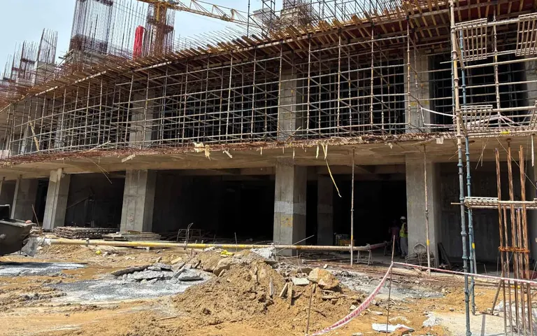 Pyramid Alban Tower 2 construction progress, actual site photo