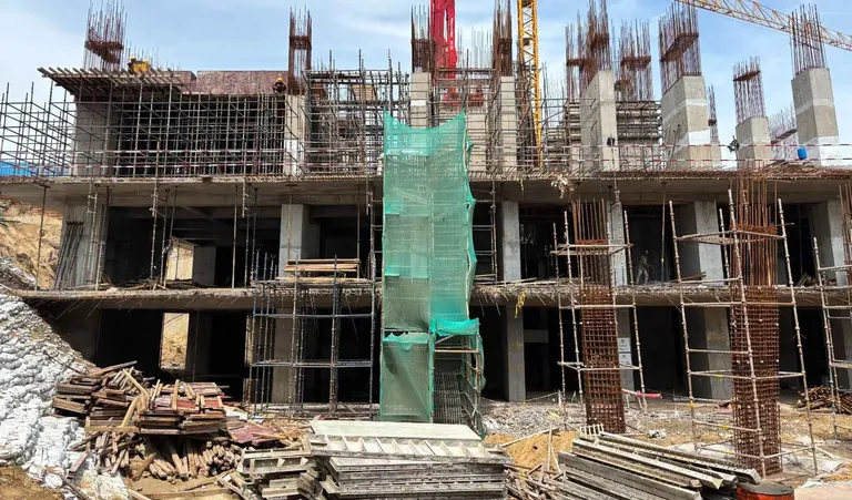 Pyramid Alban Tower 3 construction progress, actual site photo