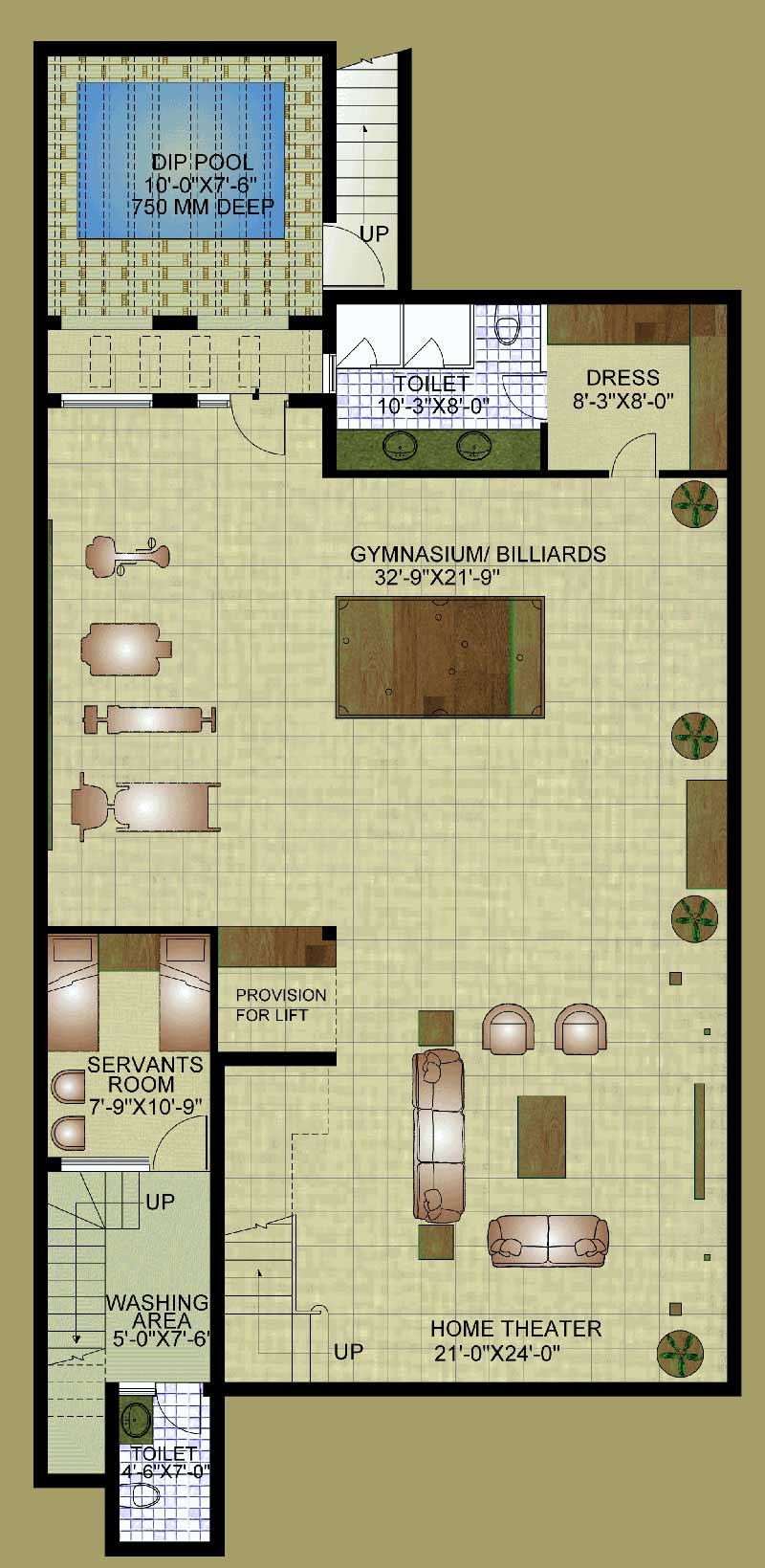Satya The Legend villa plan 1