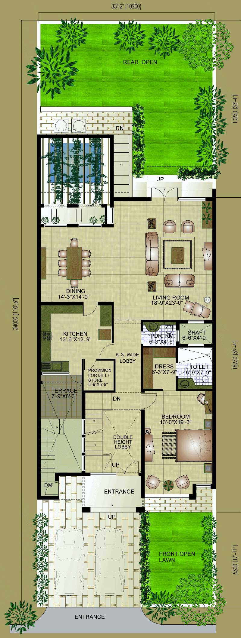 Satya The Legend villa plan 2