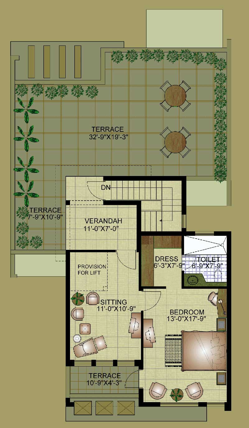 Satya The Legend villa plan 3