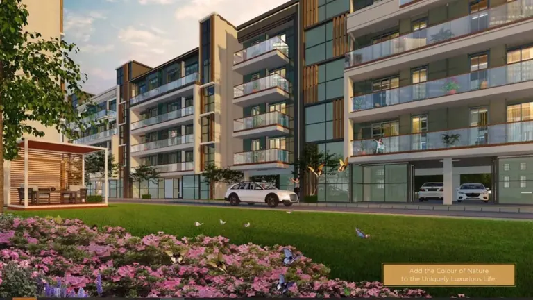 Signature Global City 63A floors above the landscaped lawn