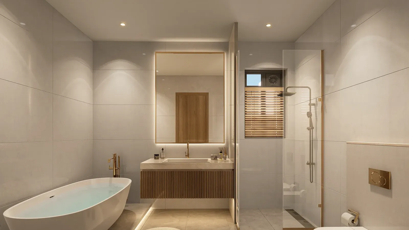Signature Global Cloverdale SPR master bathroom