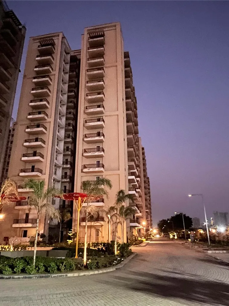 Silverglades The Melia tower entrance road with palms