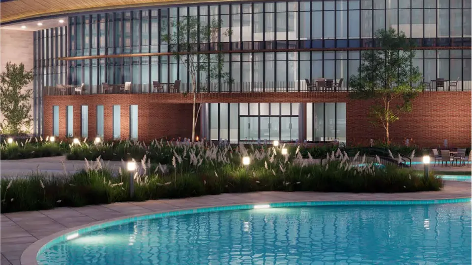 Sobha Aranya Club Antara clubhouse and pool