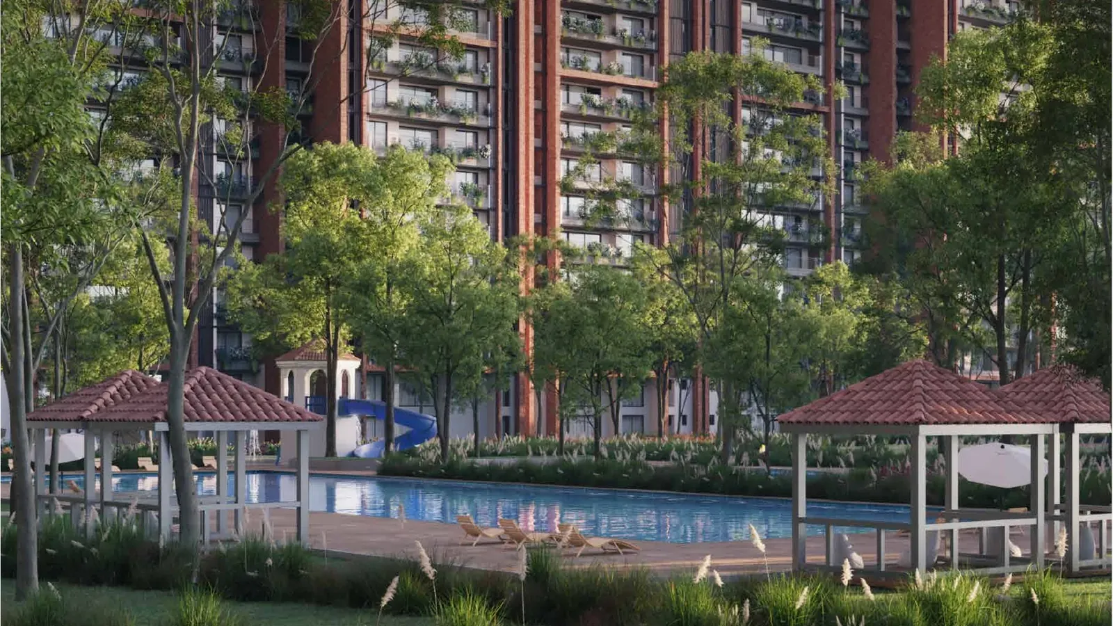 Sobha Aranya jogging path and active zone