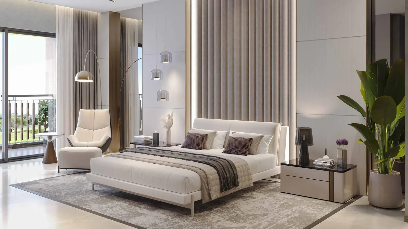 Sobha Aranya master bedroom