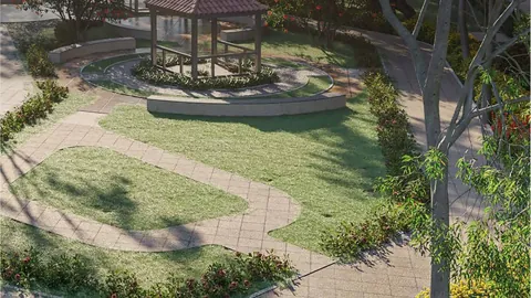 Sobha Aranya park and plaza zone gardens