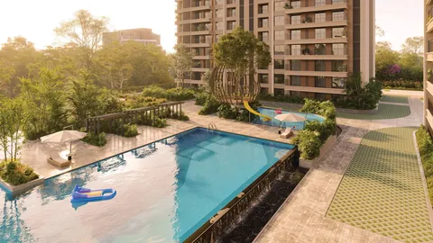 Sobha Crescent 25/50 metre lap and leisure pool