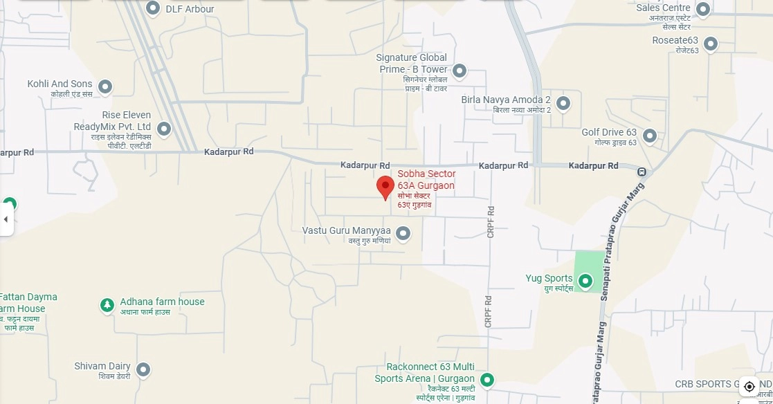 Sobha Crescent location map