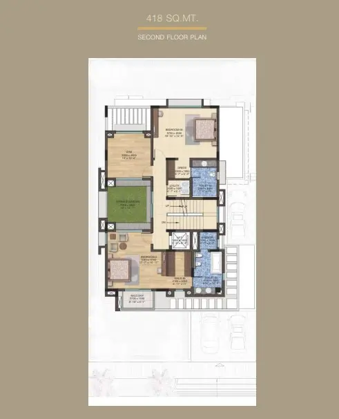 Sobha International City Villa villa plan 3