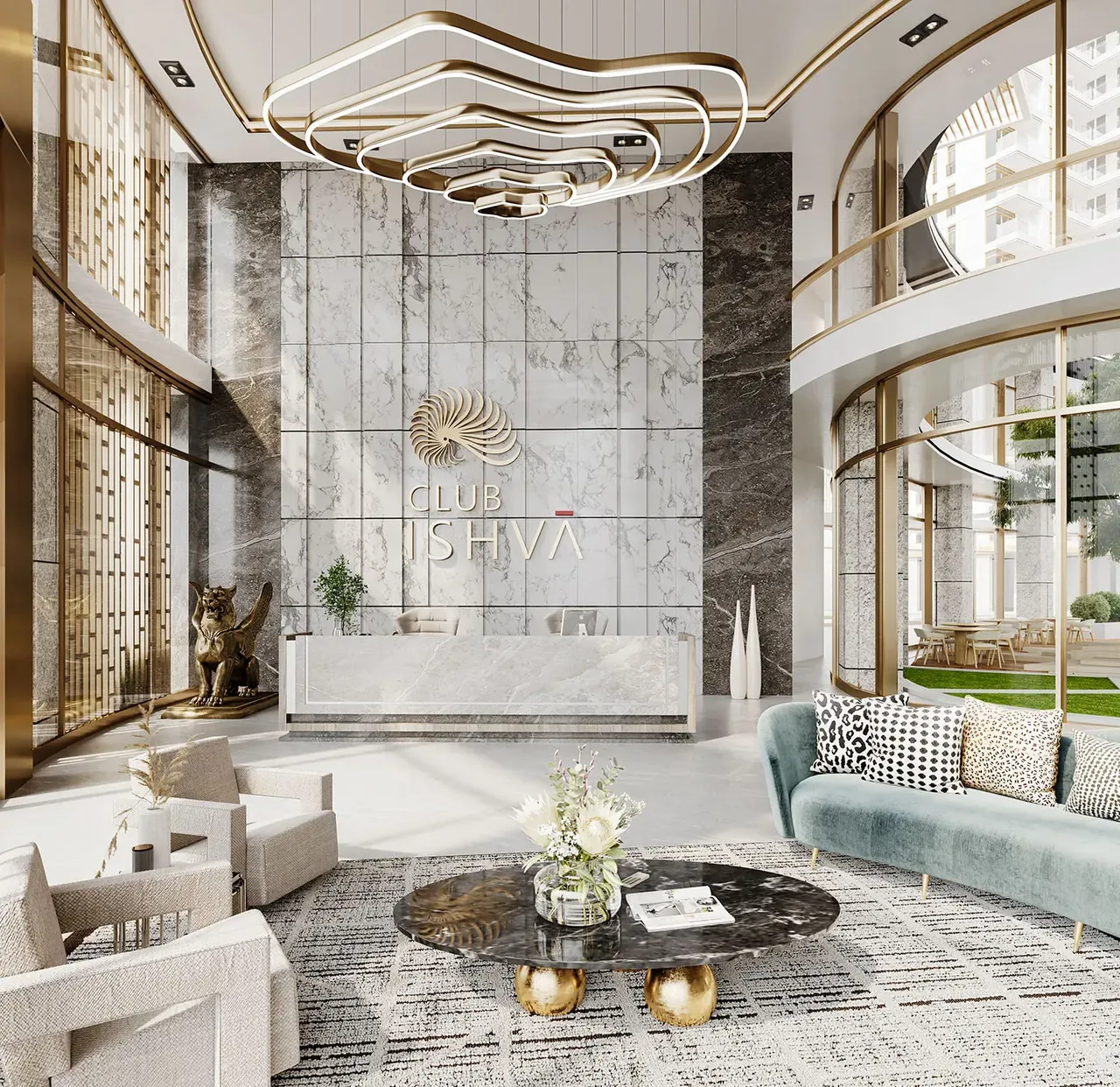 TARC Ishva double-height entrance lobby, artist's impression