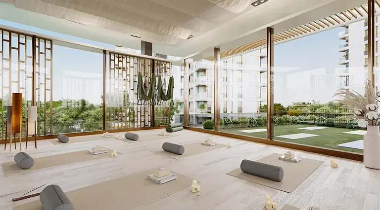TARC Ishva yoga and meditation room in the club, artist's impression