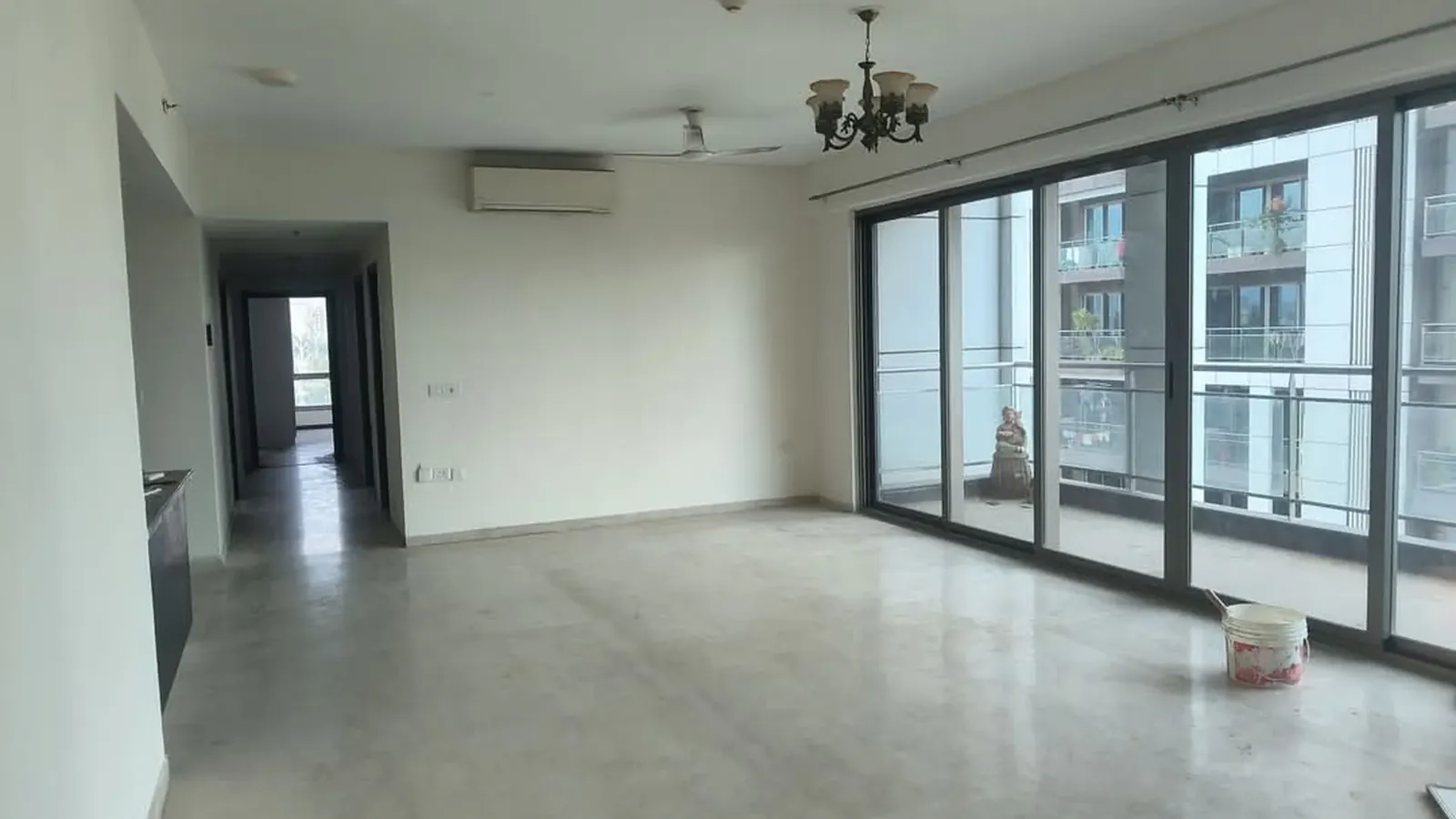 Tata Primanti apartment living room with balcony