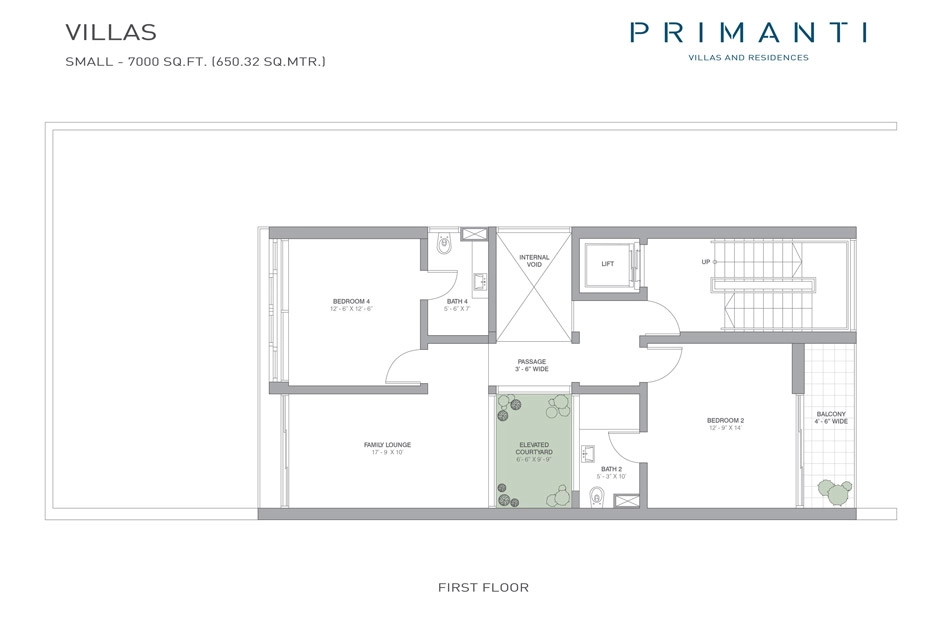 Tata Primanti villa plan 1