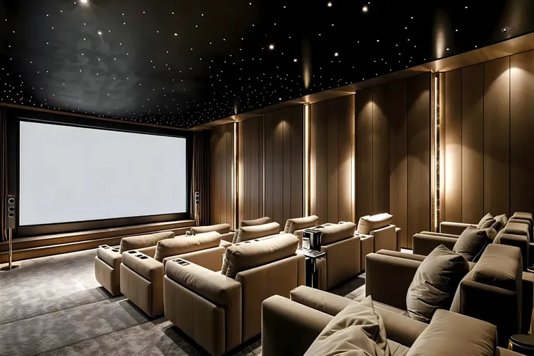 Trump Tower 2 residents' theatre with recliner seating, artist's impression