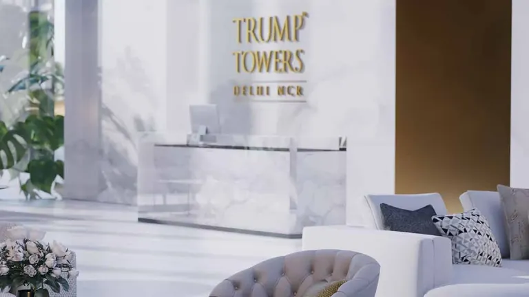 Trump Towers Delhi NCR grand lobby and reception