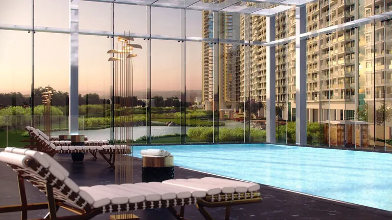 Trump Towers Delhi NCR indoor heated infinity-edge pool