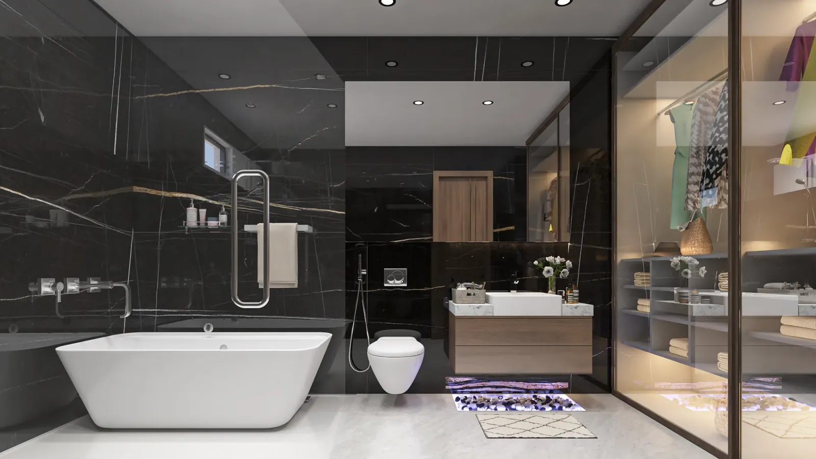 Tulip Crimson sample residence bathroom