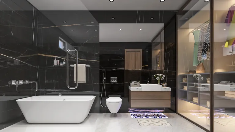 Tulip Crimson sample residence bathroom