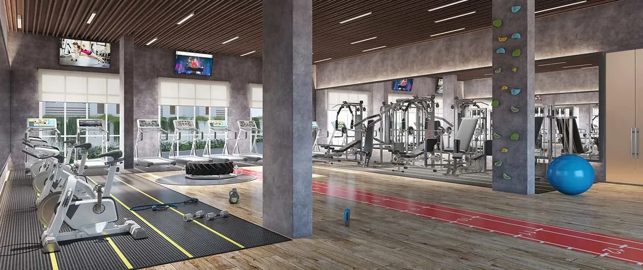 Whiteland Blissville clubhouse gymnasium, artist's impression
