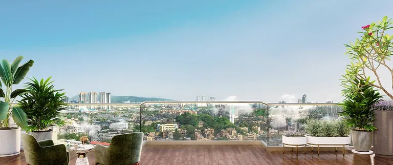 Whiteland The Aspen view from a wraparound patio, artist's impression