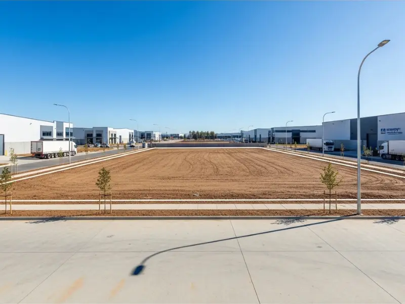 Industrial plot with wide road access in developed industrial area, prime industrial land for sale with infrastructure ready