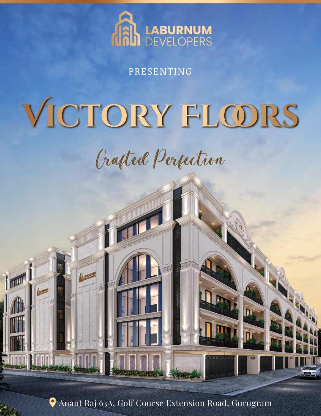  3 BHK builder floor for sale in Laburnum Victory Floors 63ASector-63A Gurgaon